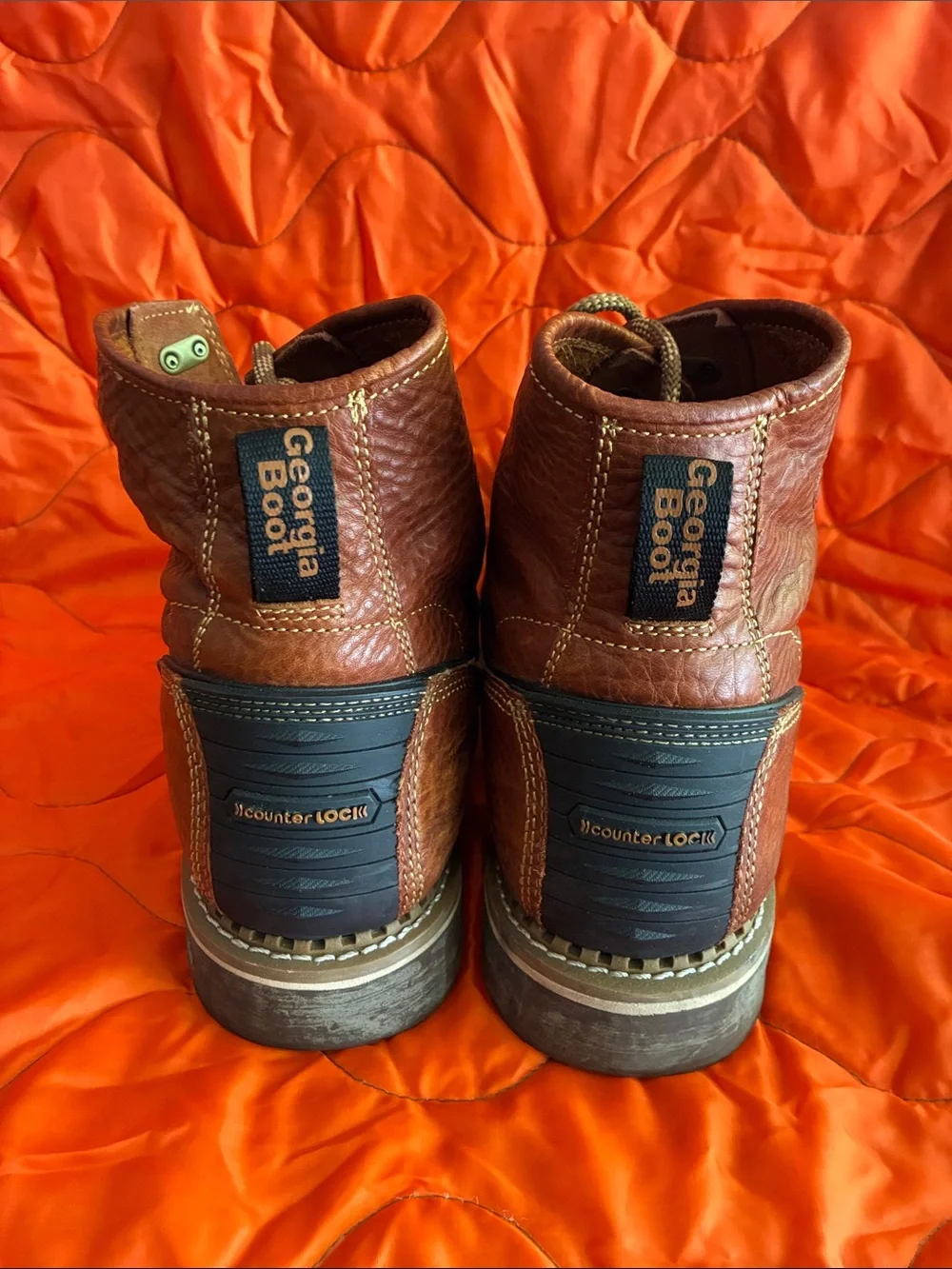 Pre-owned Georgia AMP LT waterproof work boots